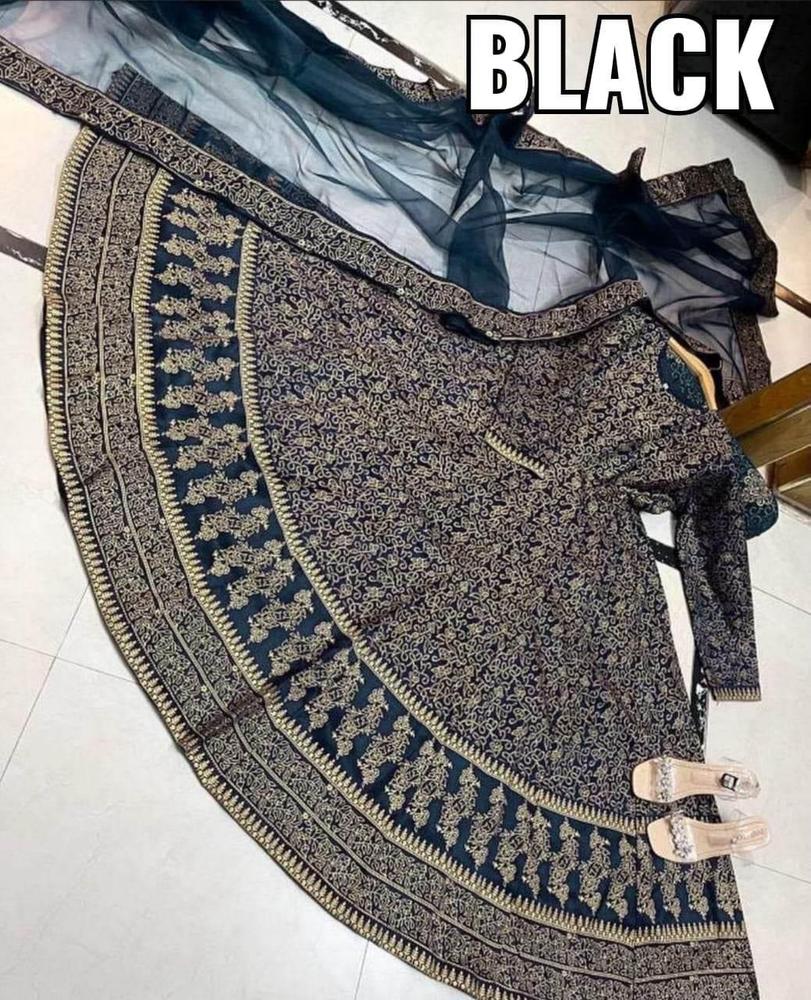 Women Katan Silk Maxi Suit Set with Dupatta 3cm